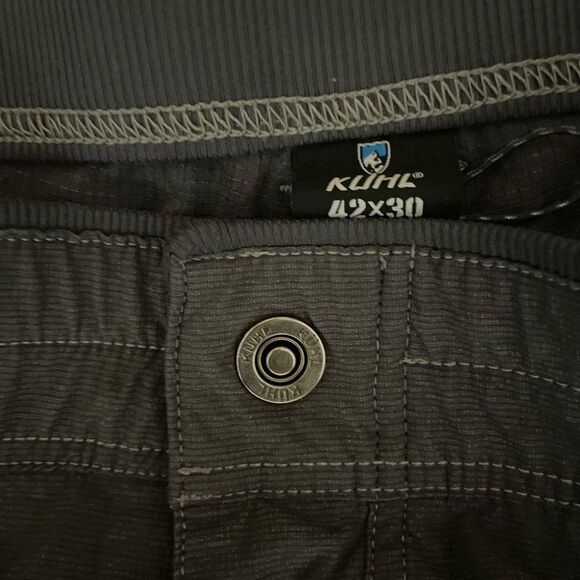KUHL Avengr  Gray Lightweight Ripstop Stretch Hiking Outdoors Pants Men's Sz 42 - Picture 3 of 8